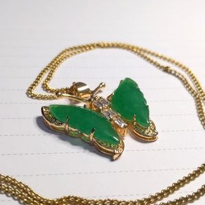 Jade Butterfly Necklace